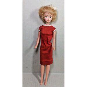 Vintage 12" 1960s Mary Make-Up Doll Original Dress